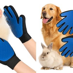 Professional Pet Hair Shedding Gloves For Long Haired Rabbits Large Dogs Thick Fur