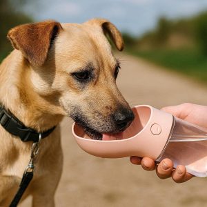 Portable Pet Water Bottle For Dogs Outdoor Walking Leak Proof Dog Travel Drink Dispenser